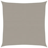 Sunshade Sail 160 g/m Square Light Grey 4.5x4.5 m HDPE 4001969