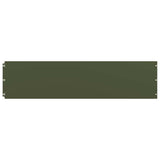 Lawn Edgings 10 pcs Olive Green 25x103 cm Cold-rolled Steel 860169