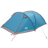 Cabin Tent with Roof Blue 8-Person Polyester and Steel 42028588