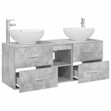 Bathroom Furniture Set 3 pcs Concrete Grey 49.5 x 44.5 x 65 cm 3405902