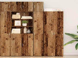 Storage Cabinet with Shelves Old Wood 30 x 42.5 x 225 cm 3365627