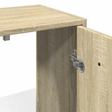 2 Piece Bathroom Furniture Set Sonoma Oak Engineered Wood 849605