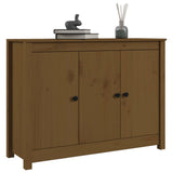 Sideboard Honey Brown 100x35x74 cm Solid Wood Pine 814562