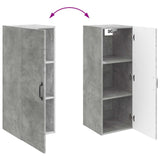 Wall-Mounted Cabinet Concrete Grey 33 x 34.5 x 90 cm 898928