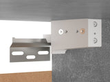 2 pcs Concrete Grey Engineered Wood 803335