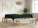 Table Cloth 5 pcs Rectangular Dark Green 140 x 160 cm 42040452