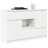 Sideboard with Drawer White 100 x 30 x 65.6 Engineered Wood 888787
