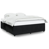 Bed Frame without Mattress Black Super King Velvet 3285047