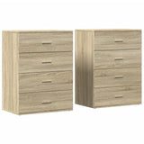 Sideboards 2 pcs Sonoma Oak 60x39x80 cm Engineered Wood 3276625