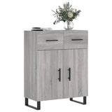 Sideboard Grey Sonoma 69.5x34x90 cm Engineered Wood 828010