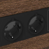 Bedside Cabinet 2 pcs Brown Oak 40 x 31 x 60 cm Engineered Wood 859499