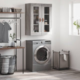 Wall Mounted Cabinet Grey Sonoma 69.5x34x90 cm 828458