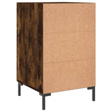 Bedside Cabinet Smoked Oak 40x40x66 cm Engineered Wood 827665