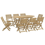 9 Piece Garden Dining Set Solid Wood Acacia 3295004