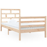 Bed Frame without Mattress 90x190 cm Single Single Solid Wood 3101248