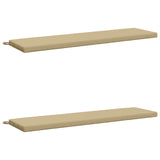 2-Piece Bench Cushions SOEST 2 pcs 100% Polyester Beige 948991