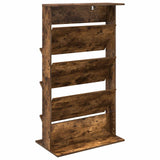 Magazine Rack Smoked Oak 70 x 41 x 126 cm Engineered Wood 899531
