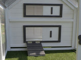 Chicken Coop with Run Wooden Hen House Pet Poultry Coops Cages Small Animal Outdoor Pen with Nesting T3398P548504