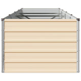 Raised Garden Bed Ivory 320 x 80 x 55 cm cold-rolled steel 8006425