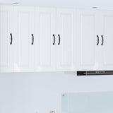 Wall Cabinet PORTO 2 pcs High Gloss White 30 x 31 x 80 cm 885364
