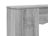Fireplace Surround Grey Sonoma 102 x 20 x 102 cm 8006639