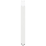 Dining Table Legs U-Shaped 2 pcs White 90x cm Steel 4013193