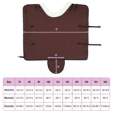 Horse Blanket Full Dark Brown 105 cm Polar fleece 42013340