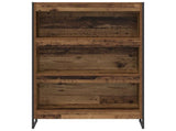 Book Cabinet Old Wood 80 x 30 x 121 cm Engineered Wood 886418