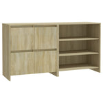 2 Piece Sideboard Sonoma Oak Engineered Wood 3098083