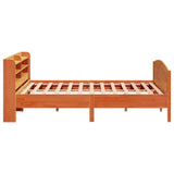 Bed Frame without Mattress Wax Brown 180x200 cm Super King Solid Wood Pine 3306959
