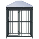 Outdoor Dog Kennel with Roof 120x120x150 cm 145762