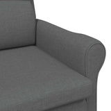 Armchair Dark grey 76 x 94 x 102 cm Fabric 42009841