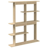 Wall Shelving Unit Brown 102 x 20 x 130 cm Engineered Wood 8012054