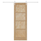 Sliding Door ORKDAL Natural and White 73.5 x 211 cm 3445585