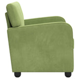Armchair Light Green Velvet 42043415