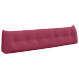 Back Pillow Wine Red 200 x 24 x 50 cm Velvet 42014608