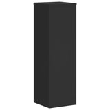 Plant Stand 2pcs Black 25x25x80 cm Engineered Wood 852943