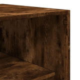 Wardrobe Smoked Oak 80x50x200 cm Engineered Wood 3307796