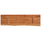 Wall Shelf 70x20x2.5 cm Rectangular Solid Wood Acacia Live Edge 370225