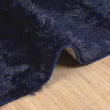 Shaggy Rug High Pile NAVARRA Navy 240x240 cm Polyester 4102891