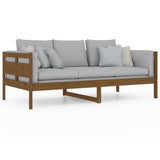 Day Bed without Mattress Honey Brown Solid Wood Pine 90x190 cm Single 820310