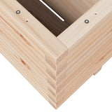 Garden Planter 100x100x49.5 cm Solid Wood Pine 3282539