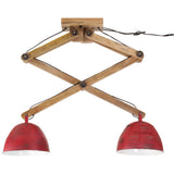 Ceiling Lamp 25 W Distressed Red 29x18x85 cm E27 371934