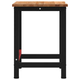 Workbench Light Brown 100x60x81.5 cm Solid Wood Oak 3309671