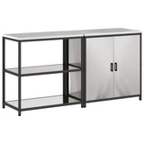 Kitchen Storage Set HATTEM 2 pcs Silver Stainless Steel 3392656