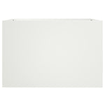 ZNTS Planter White 62x40x39 cm Steel 841596