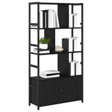 Bookshelf Black Oak 80 x 30 x 155.5 cm Engineered Wood 868437