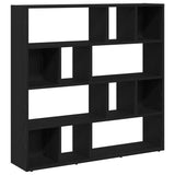 Book Cabinet/Room Divider Black Oak 105x24x102 cm 862422