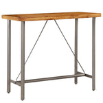 ZNTS Bar Table Solid Reclaimed Teak 120x58x106 cm 245804