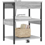 Bedside Cabinet Grey Sonoma 41 x 31 x 51 cm Engineered Wood 859541